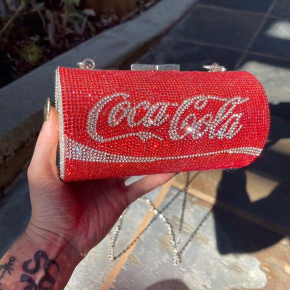 Handbags - Bedazzled Coca Cola clutch cross body purse
